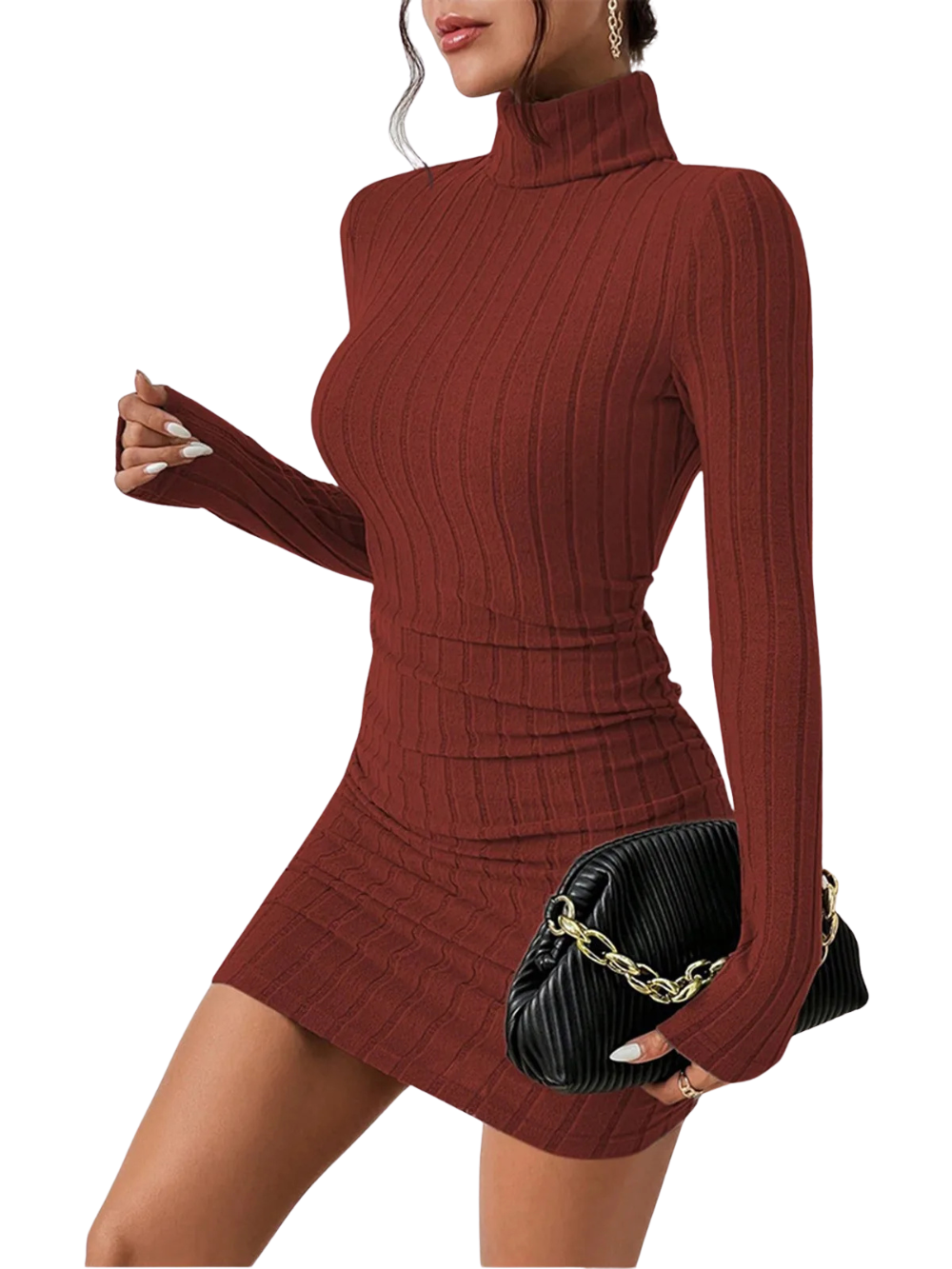 Elegant Knit Sheath Dress