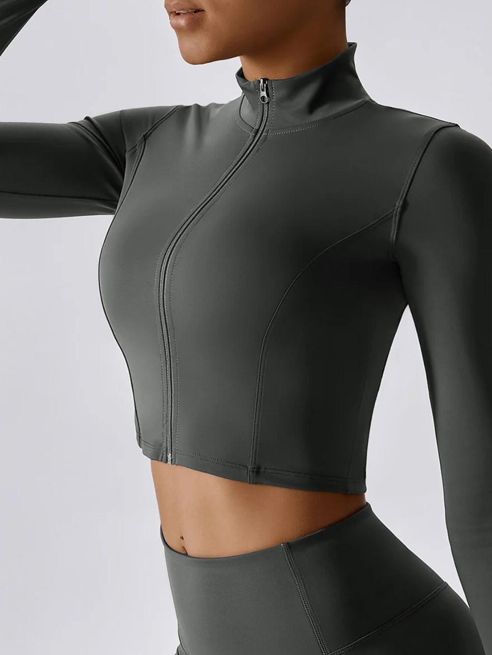 Dames sportjack met rits