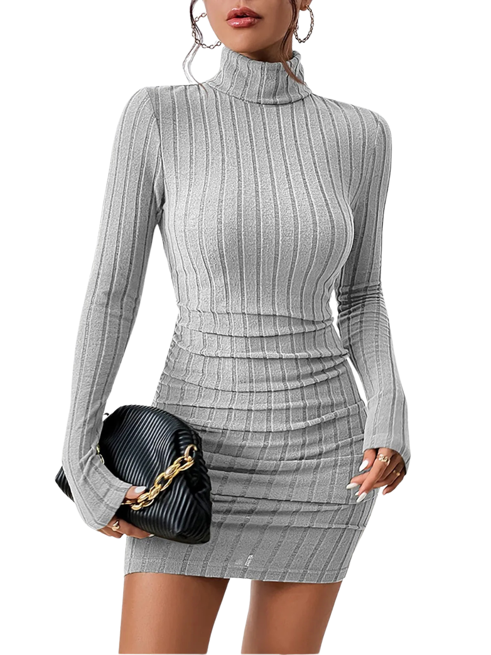 Elegant Knit Sheath Dress