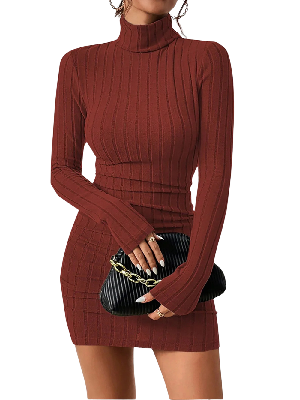 Elegant Knit Sheath Dress