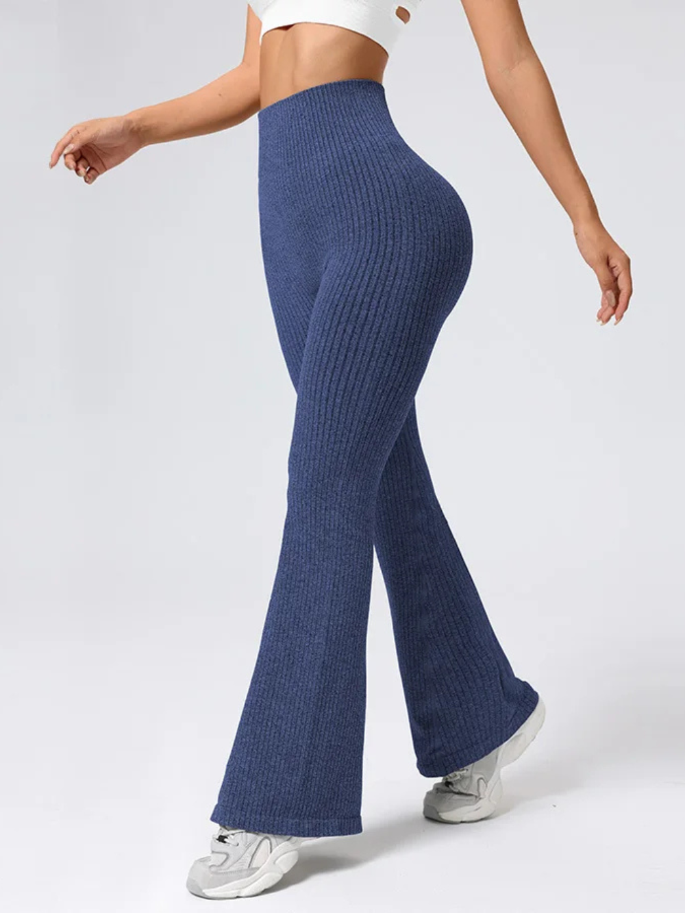 High Waisted Flared Pants