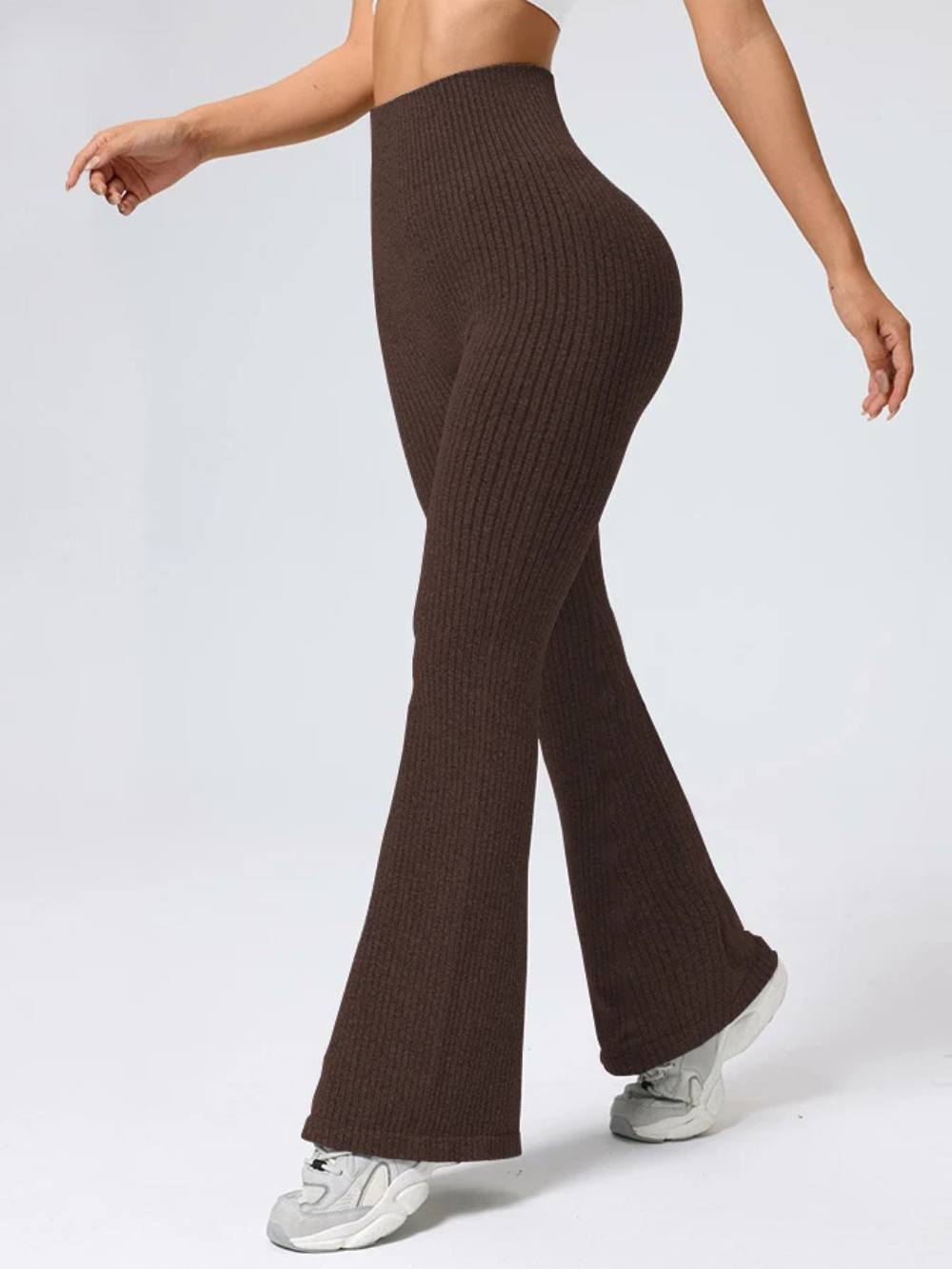 High Waisted Flared Pants