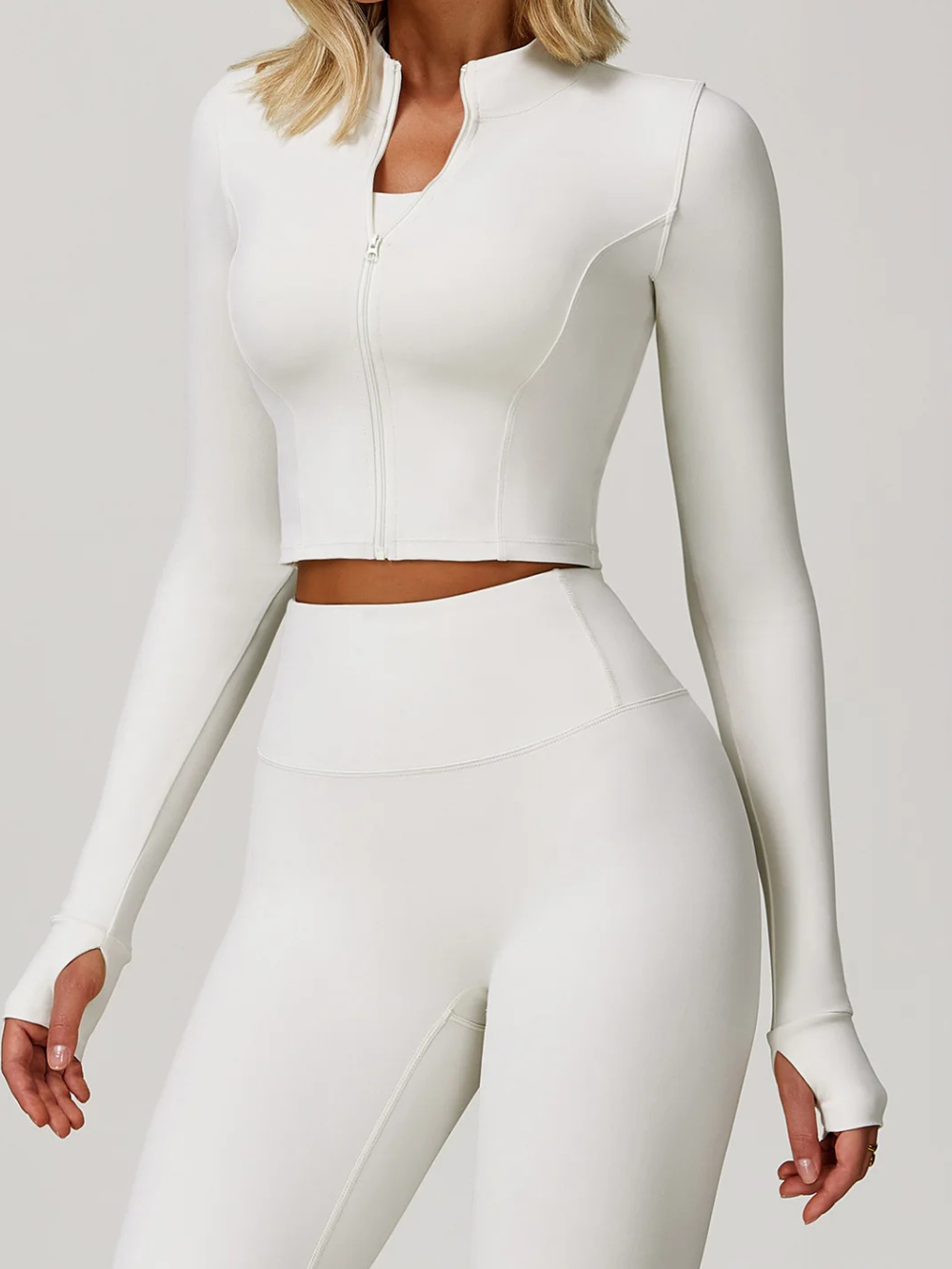 Dames sportjack met rits