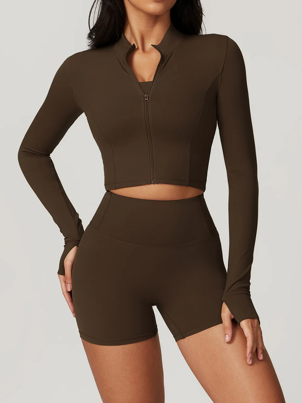 Dames sportjack met rits